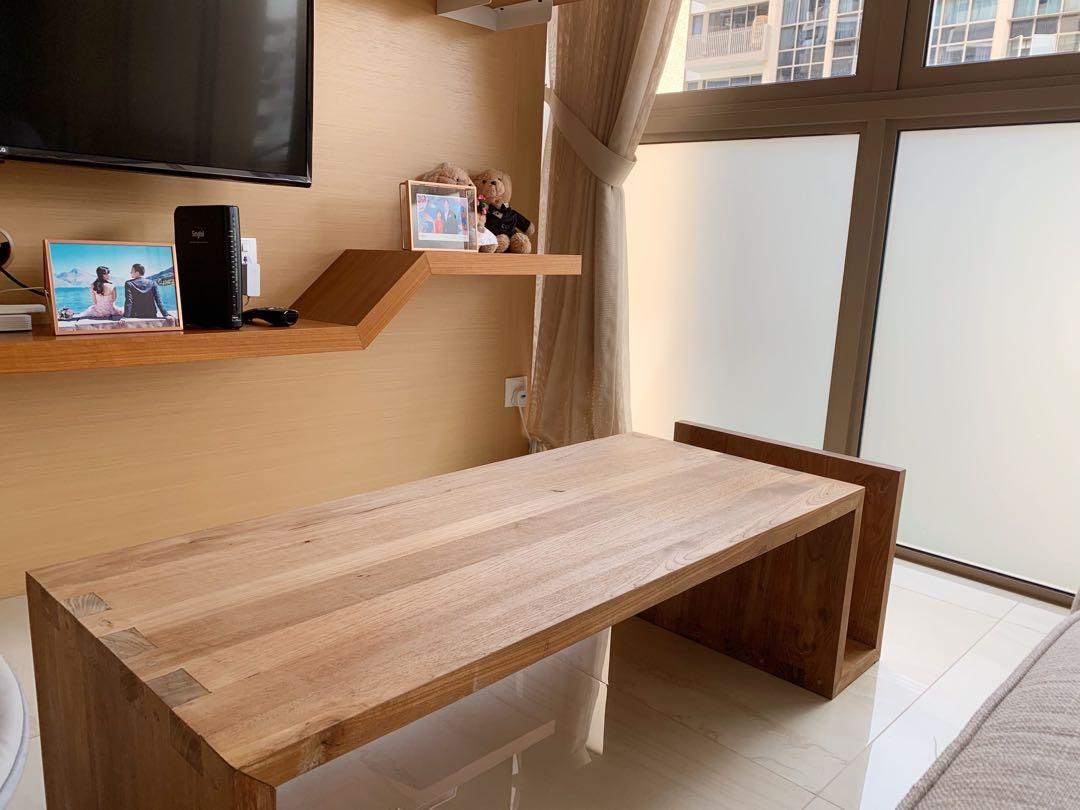 Ethnicraft Naomi Coffee Table, Furniture & Home Living, Furniture