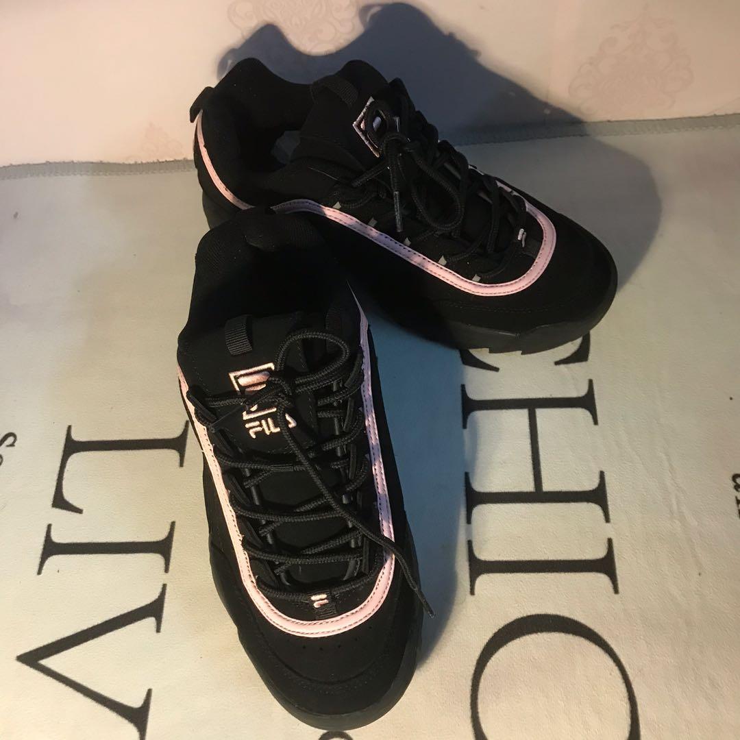 Fila disruptor 2 black clearance pink