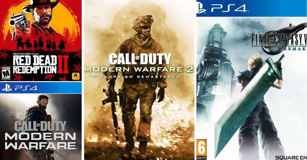 Final Fantasy 7 Remake Call Of Duty Modern Warfare Other Top Ps4 Games Video Gaming Video Games Playstation On Carousell