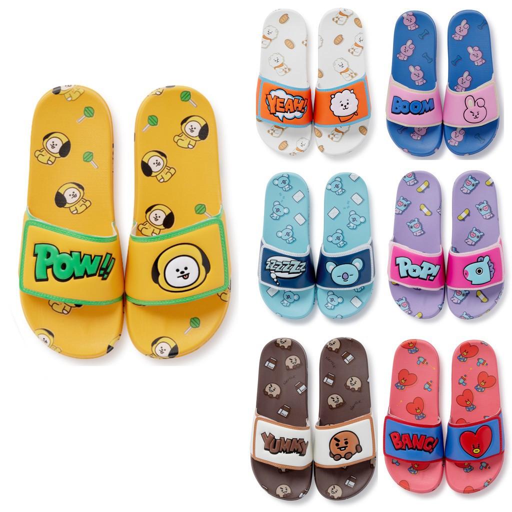 Bt21 velcro slippers sales