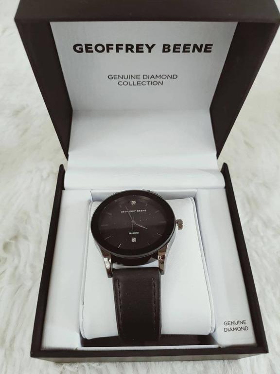 Geoffrey beene genuine diamond watch online