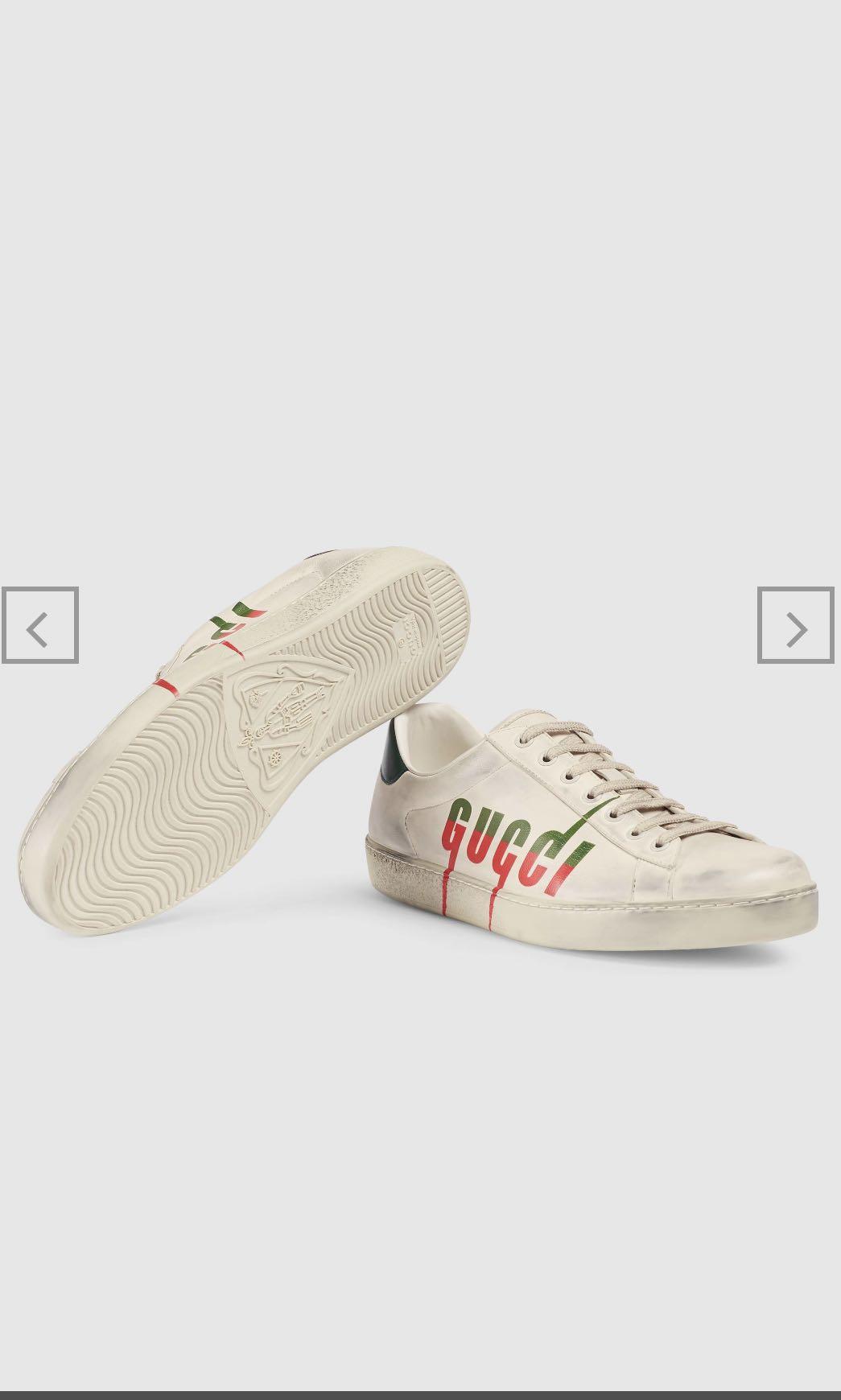 Gucci Ace Sneaker with Gucci blade Men s Fashion Footwear Sneakers on Carousell