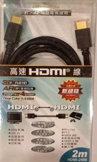高速HDMI線 2M