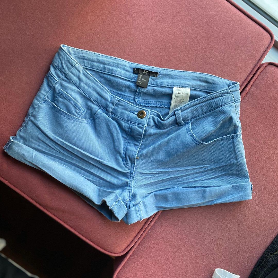 H&m blue shorts clearance