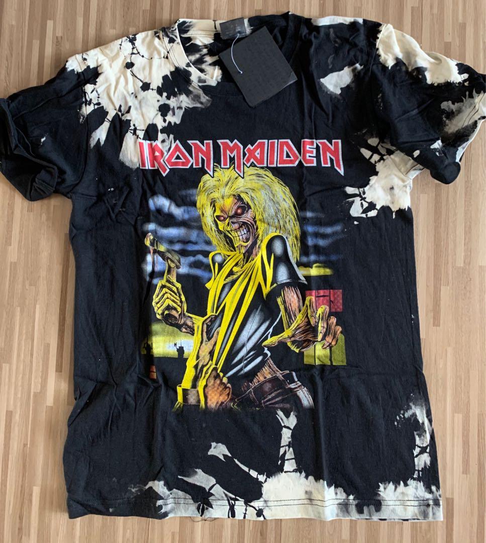iron maiden tie dye shirt
