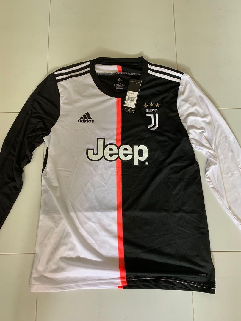 Juventus Long Sleeve Jersey,Juventus Home Kit Ronaldo,Juventus home long  sleeve jerseys Size:18-19
