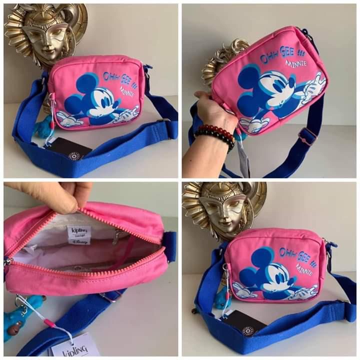 Kipling mickey mouse sling bag