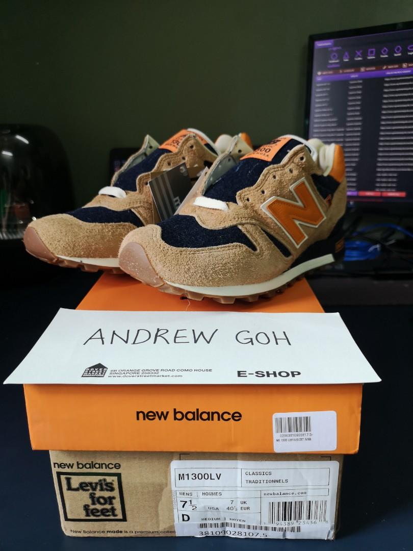 Levi s x New Balance 1300 Men s Fashion Footwear Sneakers on