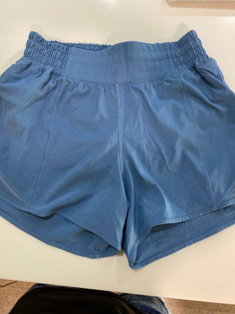 Lululemon baby Blue Shorts size 4 Women s Fashion Activewear on Carousell