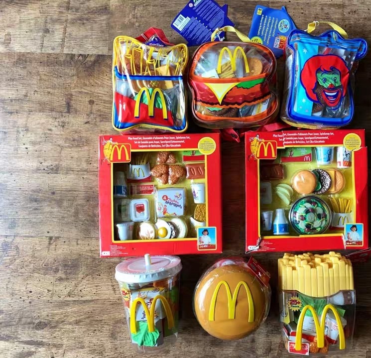 Mcdonalds top playset food