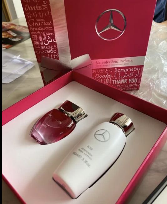 Mercedes Benz women perfume gift set, Beauty & Personal Care, Fragrance & Deodorants on Carousell