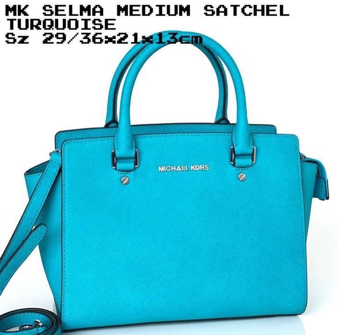 Michael kors selma turquoise deals