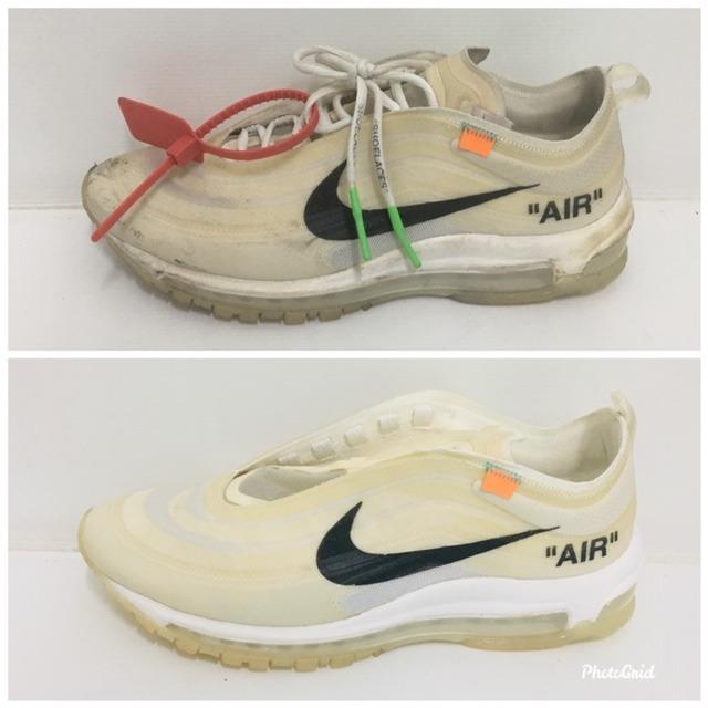 cleaning white air max 97