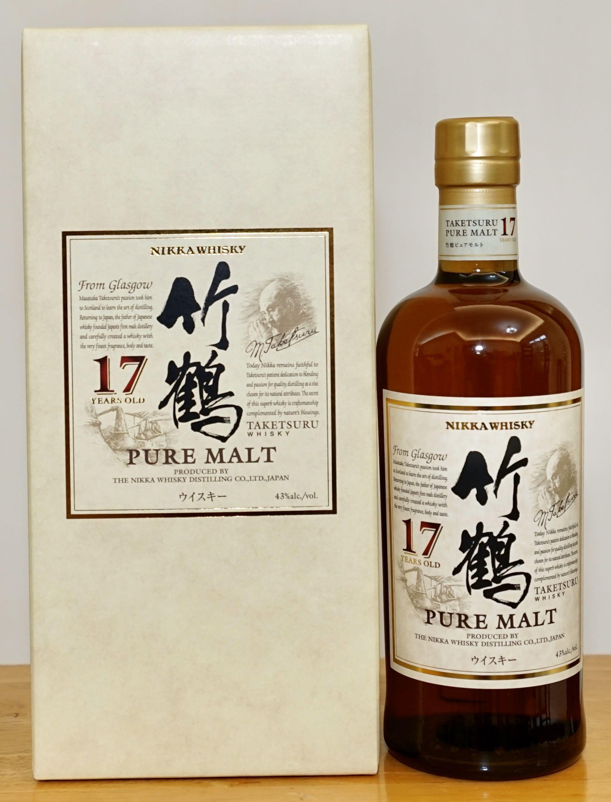 Nikka Whisky 竹鶴17 年Pure Malt, Japanese 威士忌, 嘢食& 嘢飲, 酒精