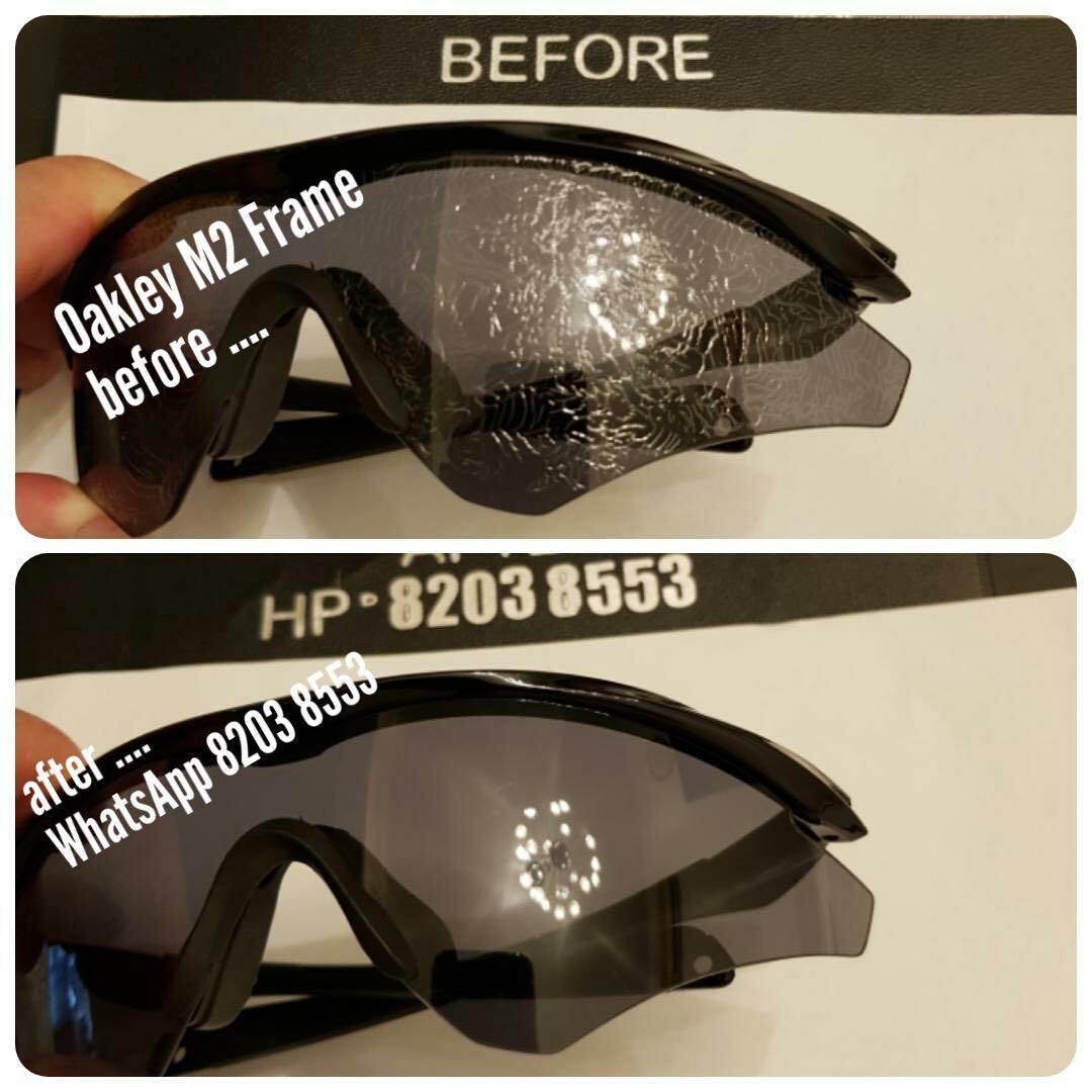 oakley sunglasses lens peeling