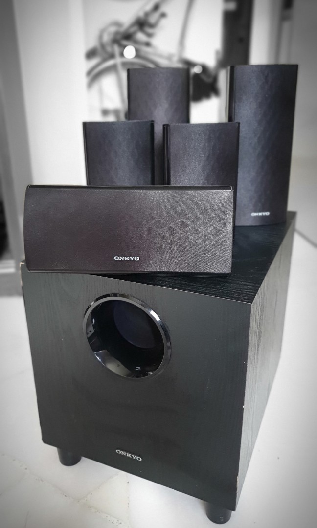 ONKYO component system speakers and subwoofer, Electronics, Audio on ...