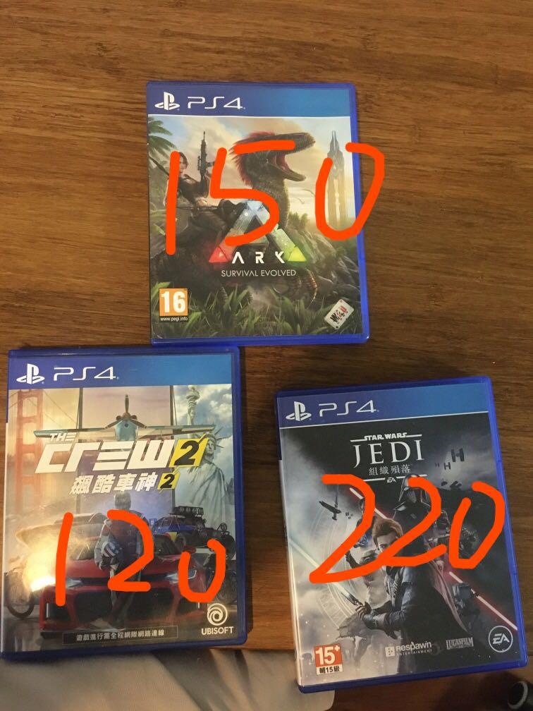 Ps4 Games Ark Survival Evolved The Crew 2 Jedi Fallen Order 遊戲機 遊戲機遊戲 Carousell