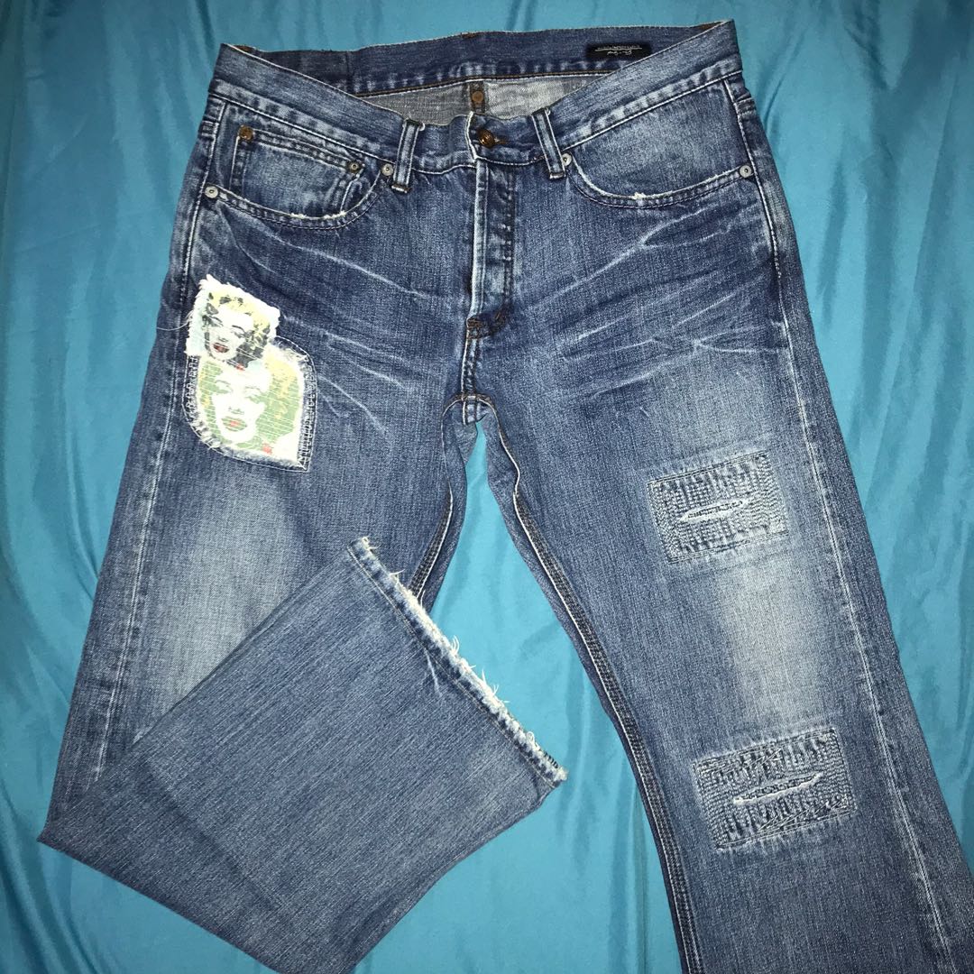 RARE! LEVIS/Levi's x Andy Warhol Selvedge Denim (Warhol Factory) only 6 ...