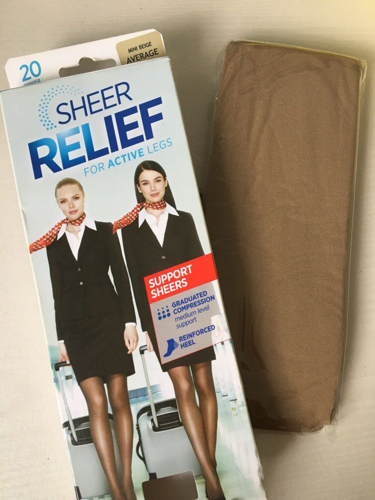 Sheer relief pantyhose clearance