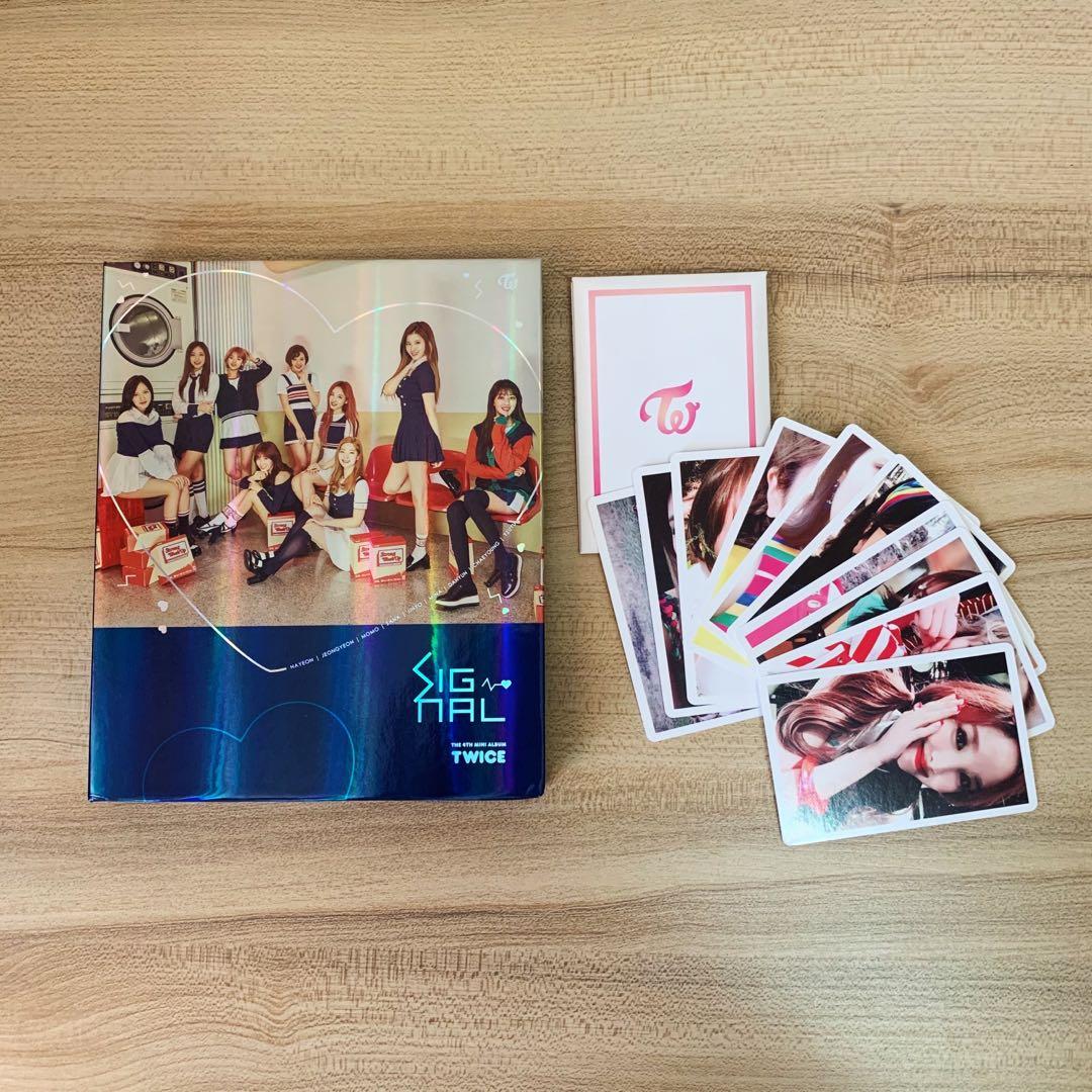 Signal Album With Momo Cd Plate With Po Benefits And 1 Post Card Twice Hobbies Toys Memorabilia Collectibles K Wave On Carousell