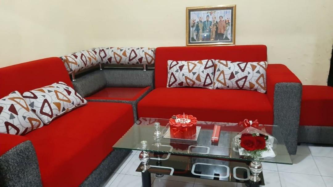 Sofa Leter L Perabotan Rumah Di Carousell