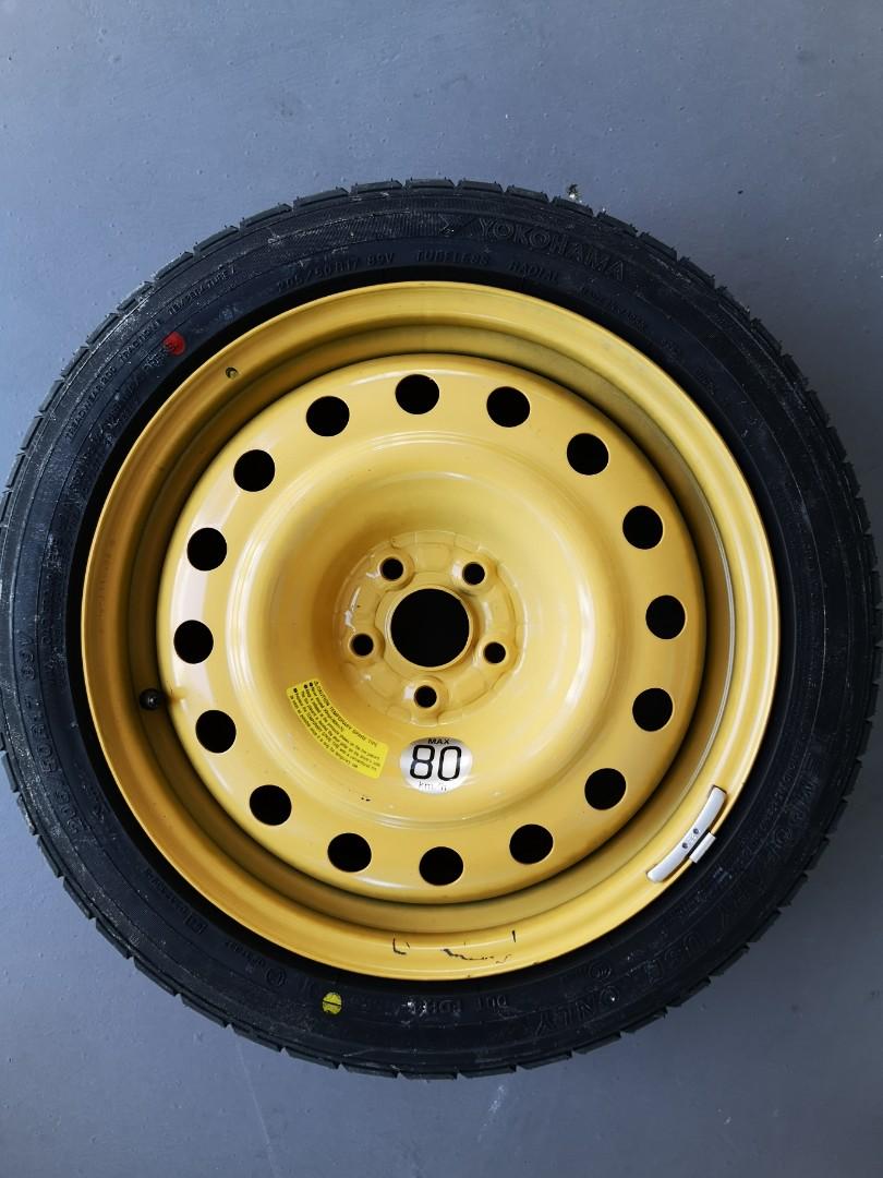 Spare Tyre Rim 17inch (PCD 5x100), Car Accessories, Tyres & Rims on