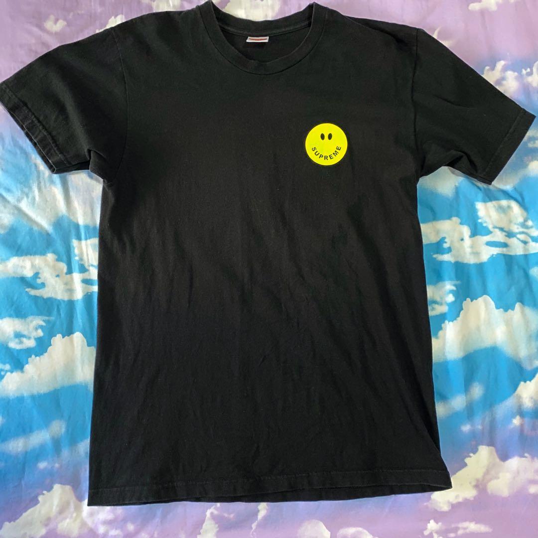 Supreme smiley face shirt online