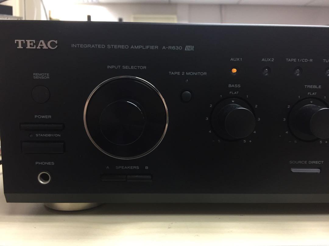Teac A-R630 stereo amplifier, 音響器材, 可攜式音響設備- Carousell