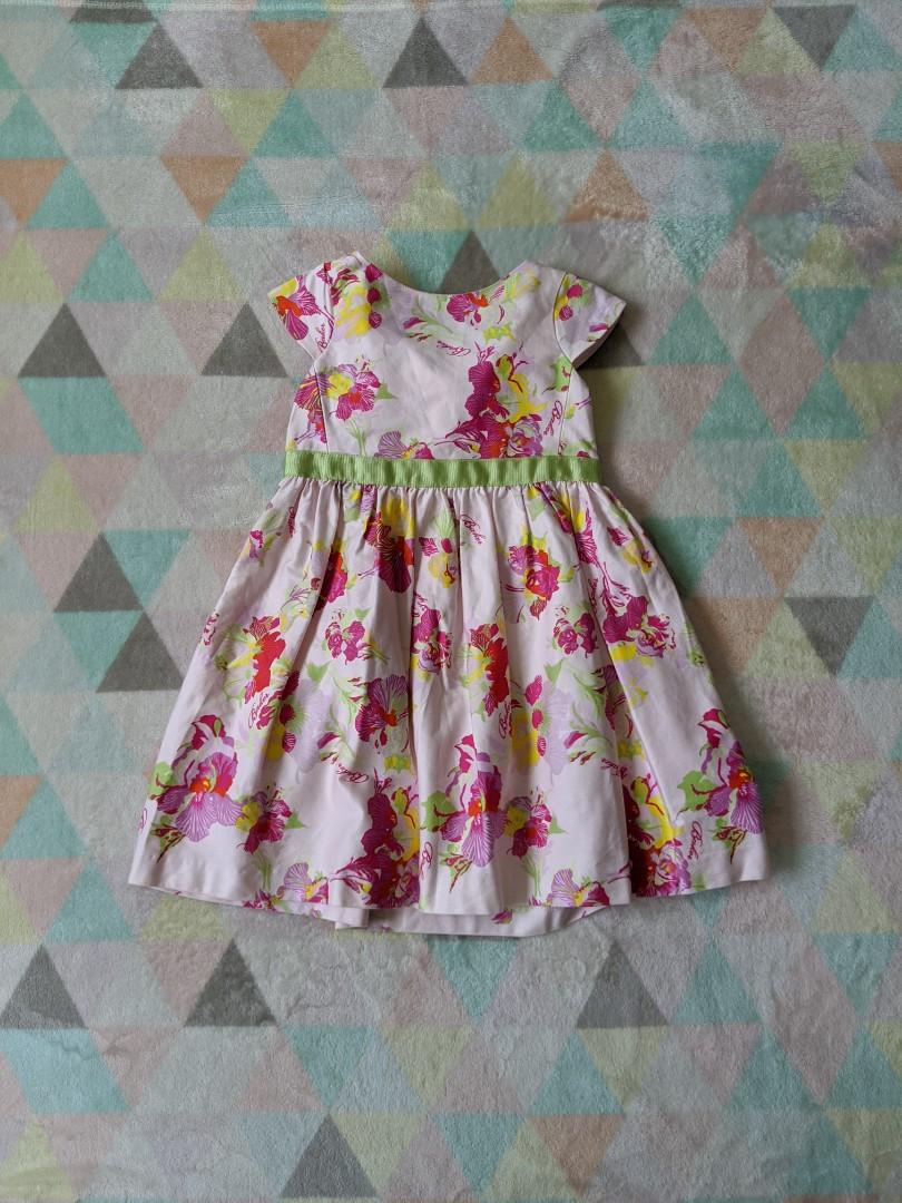 ted baker light pink floral dress