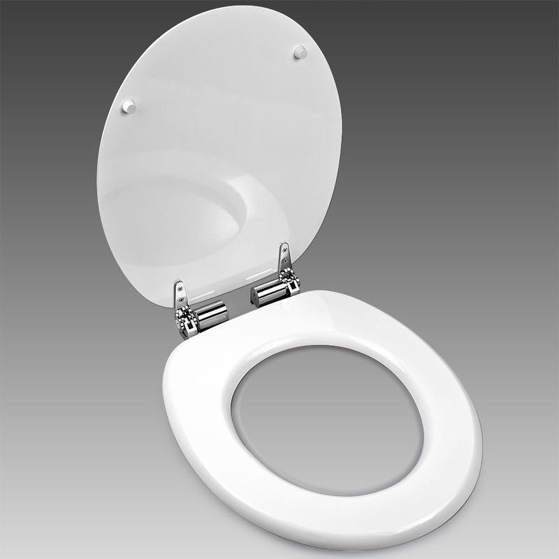 NEW Toilet seat with silent lowering mechanism (new in box), Furniture
