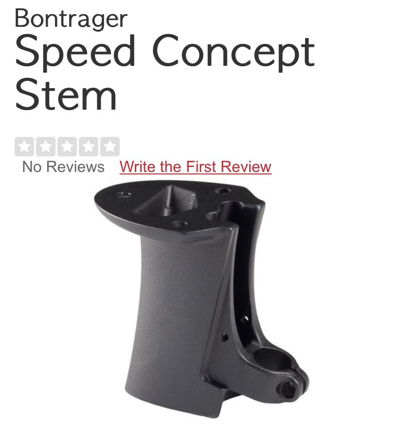 Trek speed sales concept stem