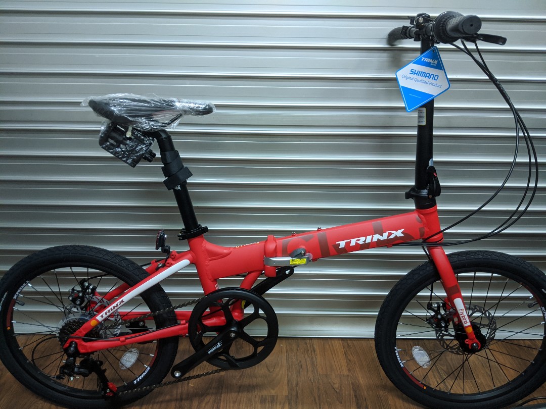 Trinx 1.0 folding bike on sale