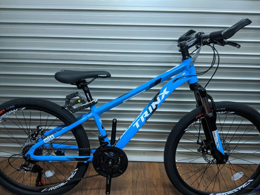 trinx bike blue