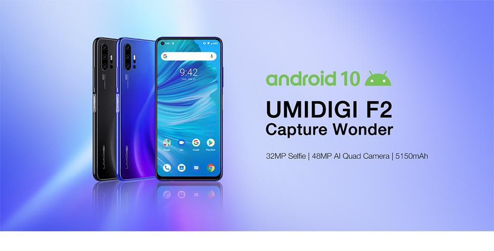 UMIDIGI F2 6GB RAM 128GB ROM (Phantom Blue), Mobile Phones