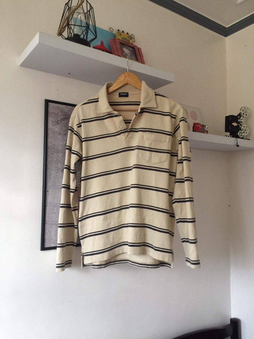 Uniqlo Rugby Shirt, Men's Fashion, Tops & Sets, Tshirts & Polo Shirts
