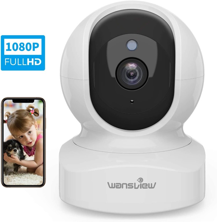 Wansview Q5 1080P WiFi IP Camera with Motion Detection (White