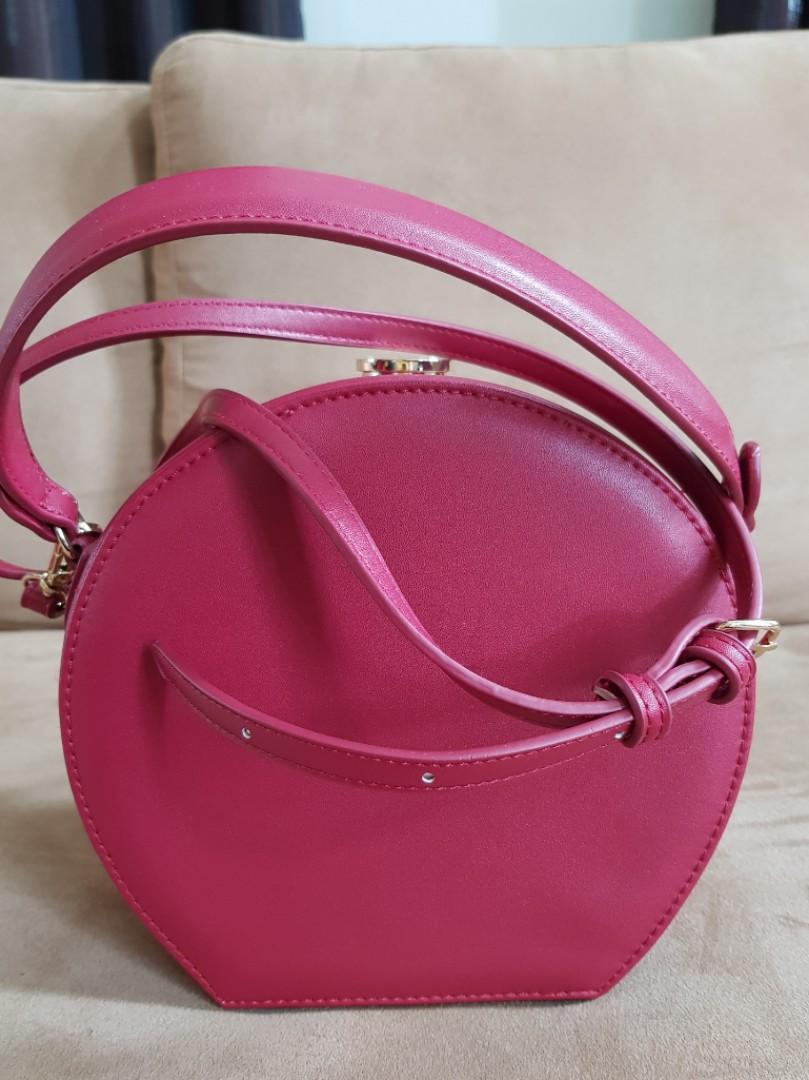 Zara Round Structured Bag Women s Fashion Bags Wallets Beach Bags on Carousell