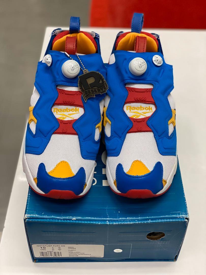 reebok pump fury gundam