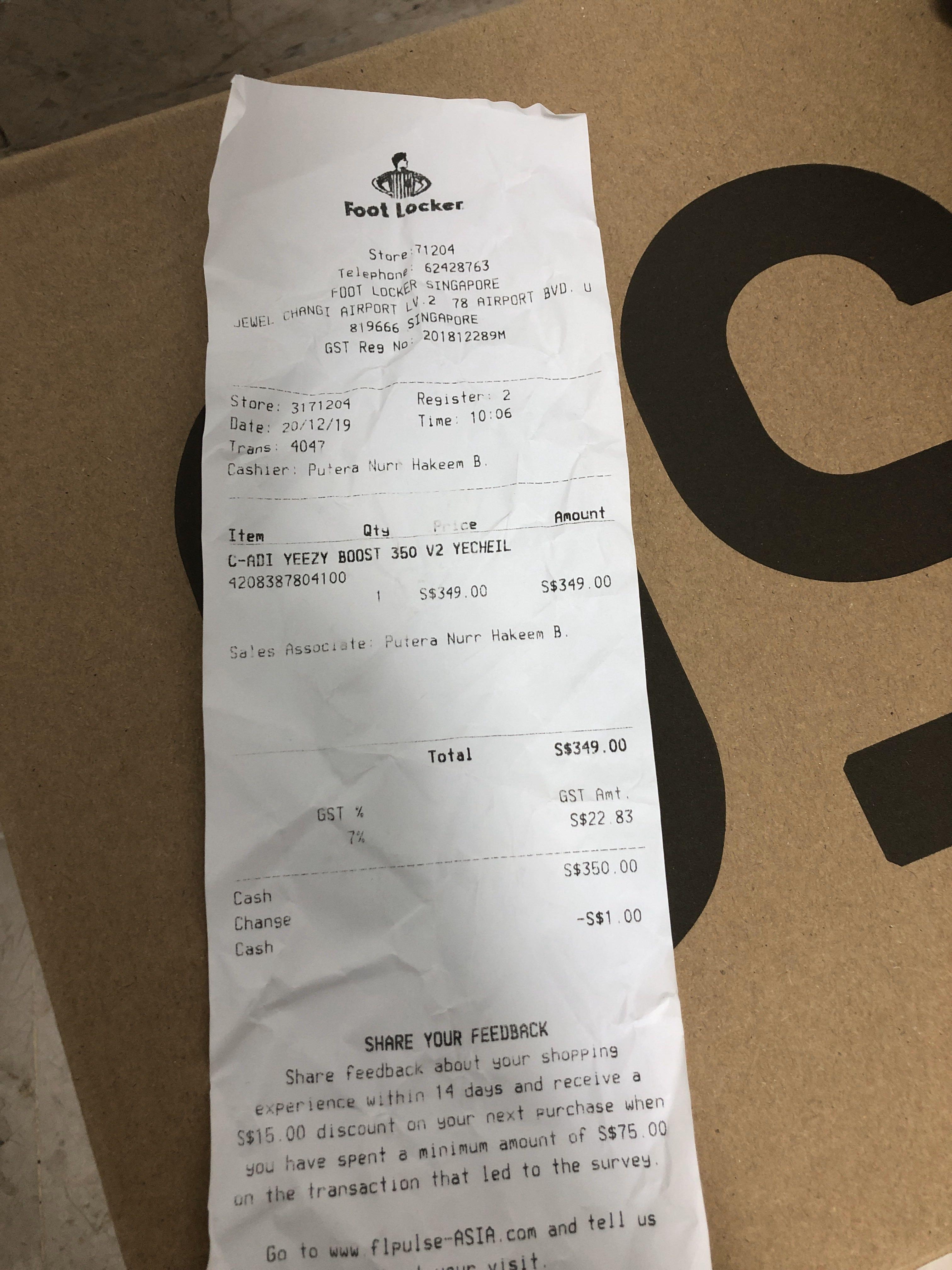 Foot locker cheap yecheil