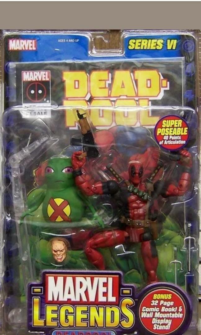 Toy Biz Marvel Legends Series VI Deadpool & Dool 6" Action Figure Loose Rare 