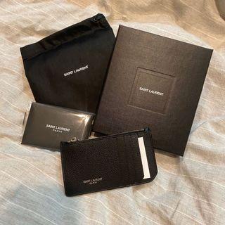 全新 YSL 基本款 牛皮 卡夾 卡片夾 聖羅蘭 卡片 零錢包