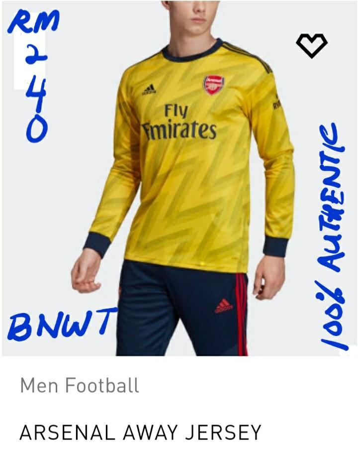 Bnwt Arsenal Away Jersey 2019 20 Carousellbelanja Sports Athletic Sports Clothing On Carousell