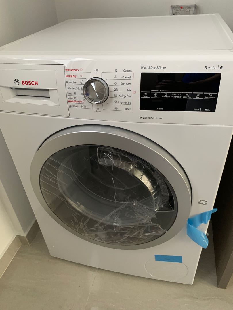 Bosch Washing Machine Series 6 8kg, TV & Home Appliances, Washing