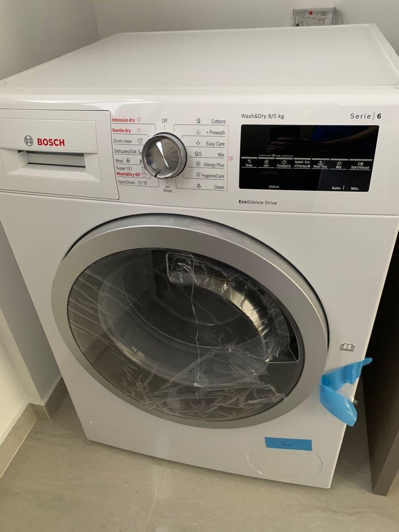 Bosch Washing Machine Series 6 8kg, TV & Home Appliances, Washing