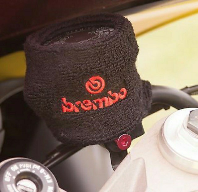 Brembo brake reservoir sock brake fluid cover brembo bottle cover