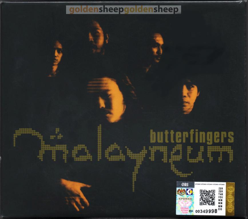 BUTTERFINGERS Malayneum SPECIAL REISSUED COLLECTOR EDITION CASSETTE (KASET) + GOLD CD BOXSET