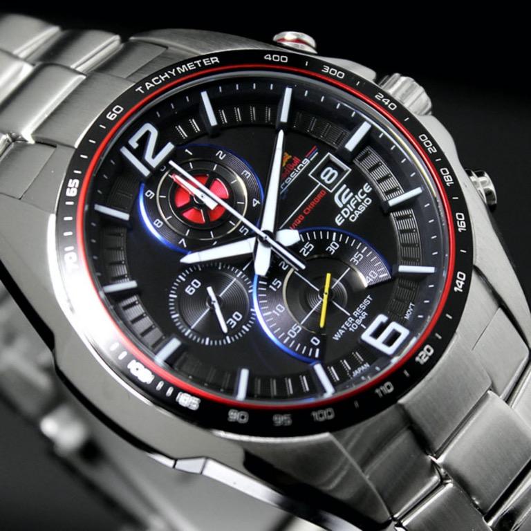 CASIO EDIFICE Chronograph EFR 528 series EFR 528RB 1A 100M EFR528RB Red Bull Racing Limited Edition Carousell