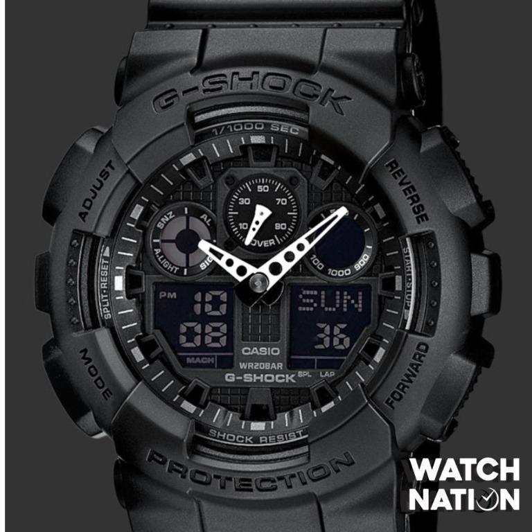 Casio G Shock Analog Digital Ga 100 1a1dr Men S Watch Men S Fashion Watches On Carousell