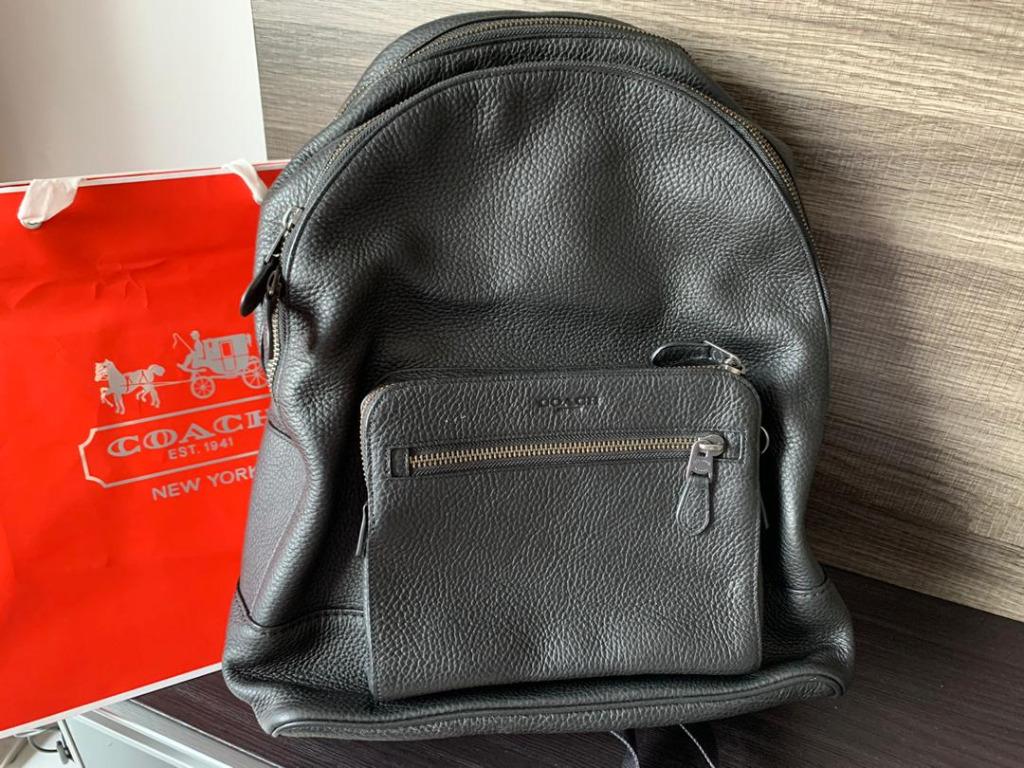 coach new york men's backpack