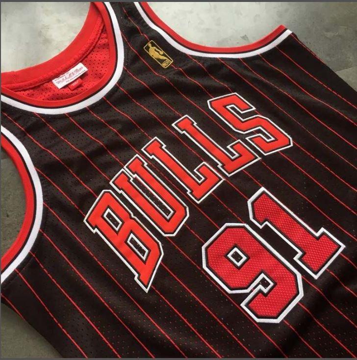 dennis rodman basketball jersey